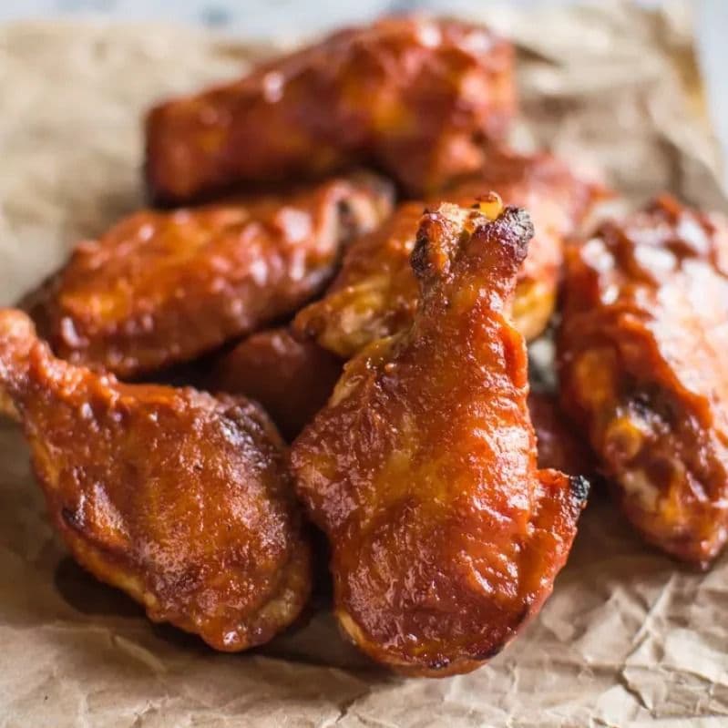 BBQ Boneless Chicken Wings (6 pcs)
