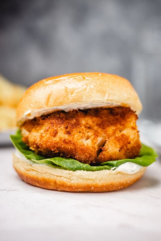 Cod burger